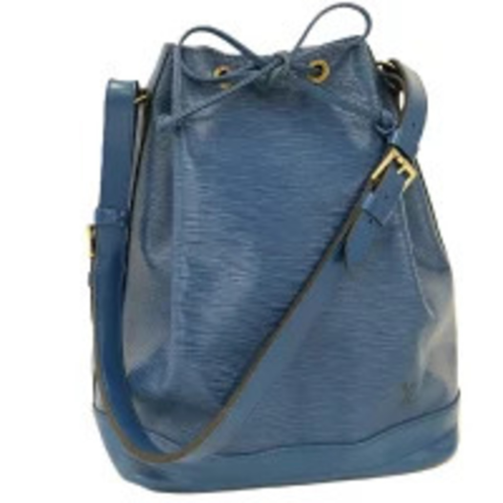 LOUIS VUITTON Noe Shoulder Bag Epi Leather Blue